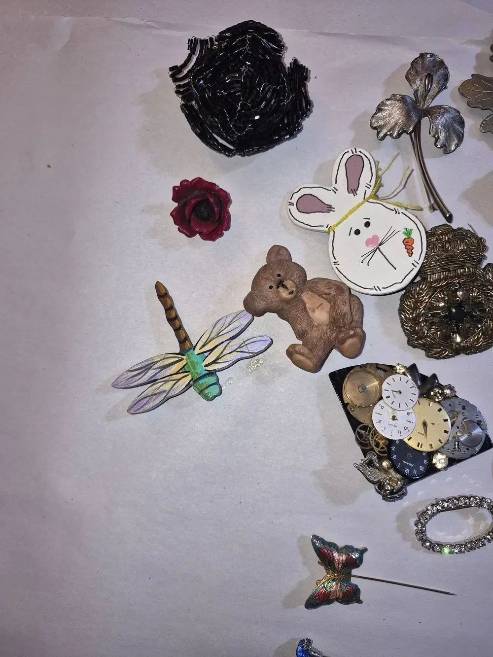 Assorted Vintage Mixed Metal Jewelry Lot - Gold and Silver Tones Lot 2